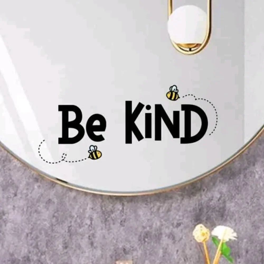 Be Kind 🐝 Wall/Mirror Sticker - Picture 4 of 5